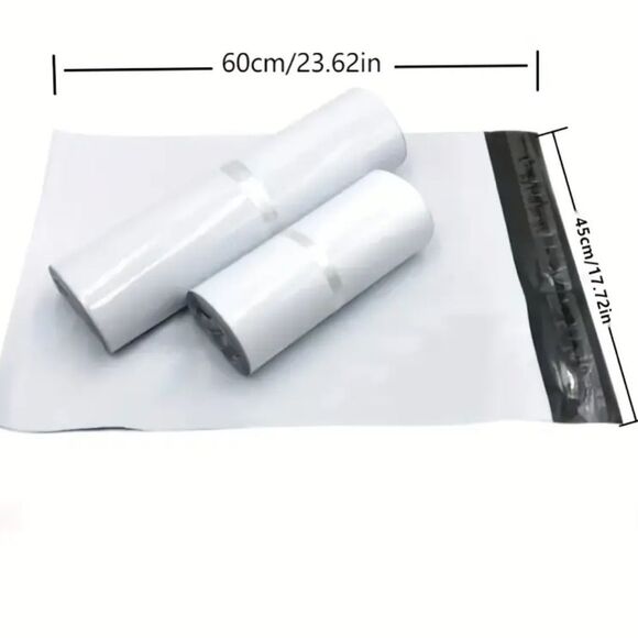 18x24 Large White Polymailers 10Ct - Picture 3 of 5